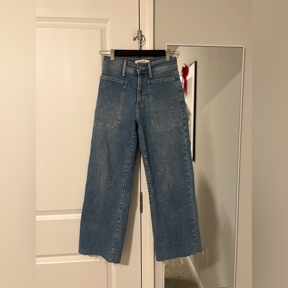 Just Black Denim The Nautical Wide Leg In Medium Denim - Picture 5 of 10